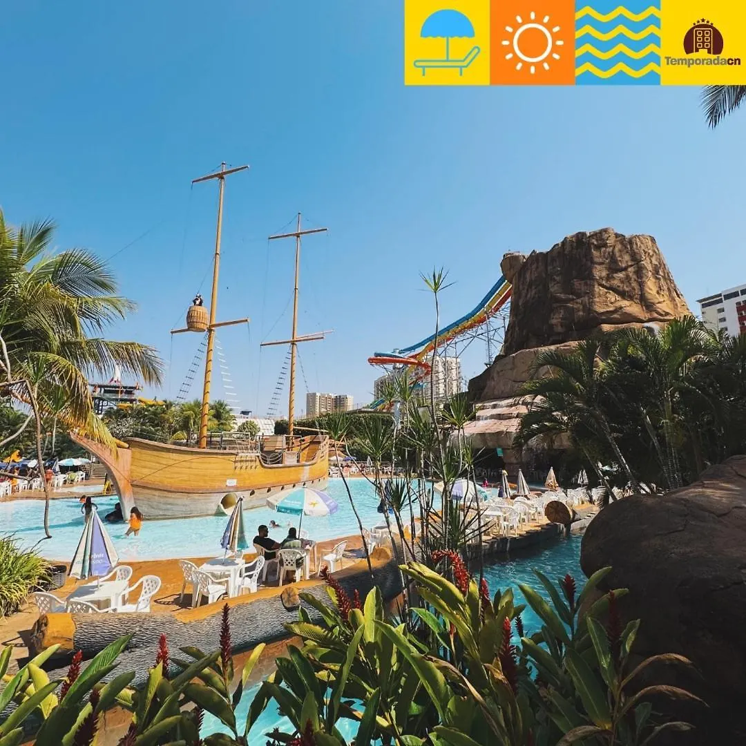 Lägenhetshotell Piazza Splash - Temporada Cn Adriele Caldas Novas Brasilien